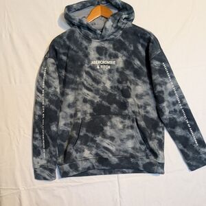Abercrombie & Fitch Kids Black Tie-Dye Hoodie